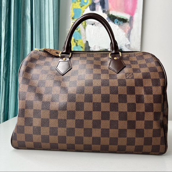 Louis Vuitton Handbags - ✨LOUIS VUITTON✨ Damier Ebene Speedy 35 Handbag